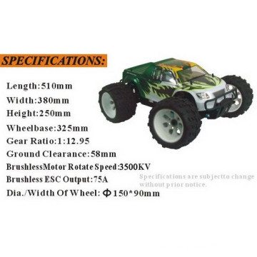 HSP 1/8 off Road Monster Truck Nokiter 2,4 GHz RC Brushless 94062